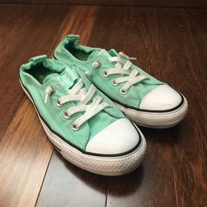 Mint Converse Shoreline sneakers
